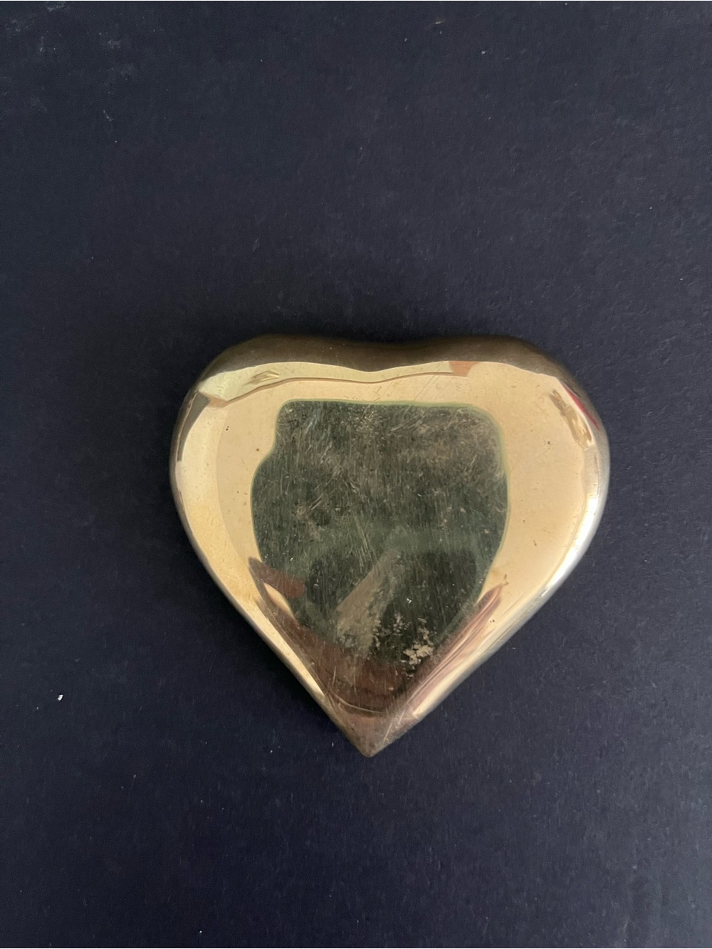 Gold Heart Jewelry Box — Classic Heart Trinket